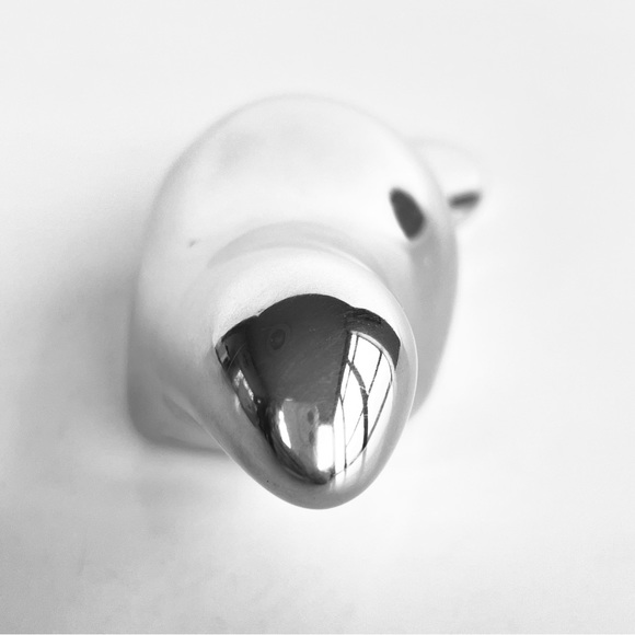 Silver Metal Animal Figurine - Picture 9 of 16